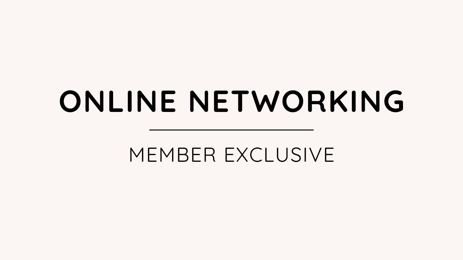 where women connect online networking member exclusive