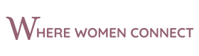 Where Women Connect Website Header Logo